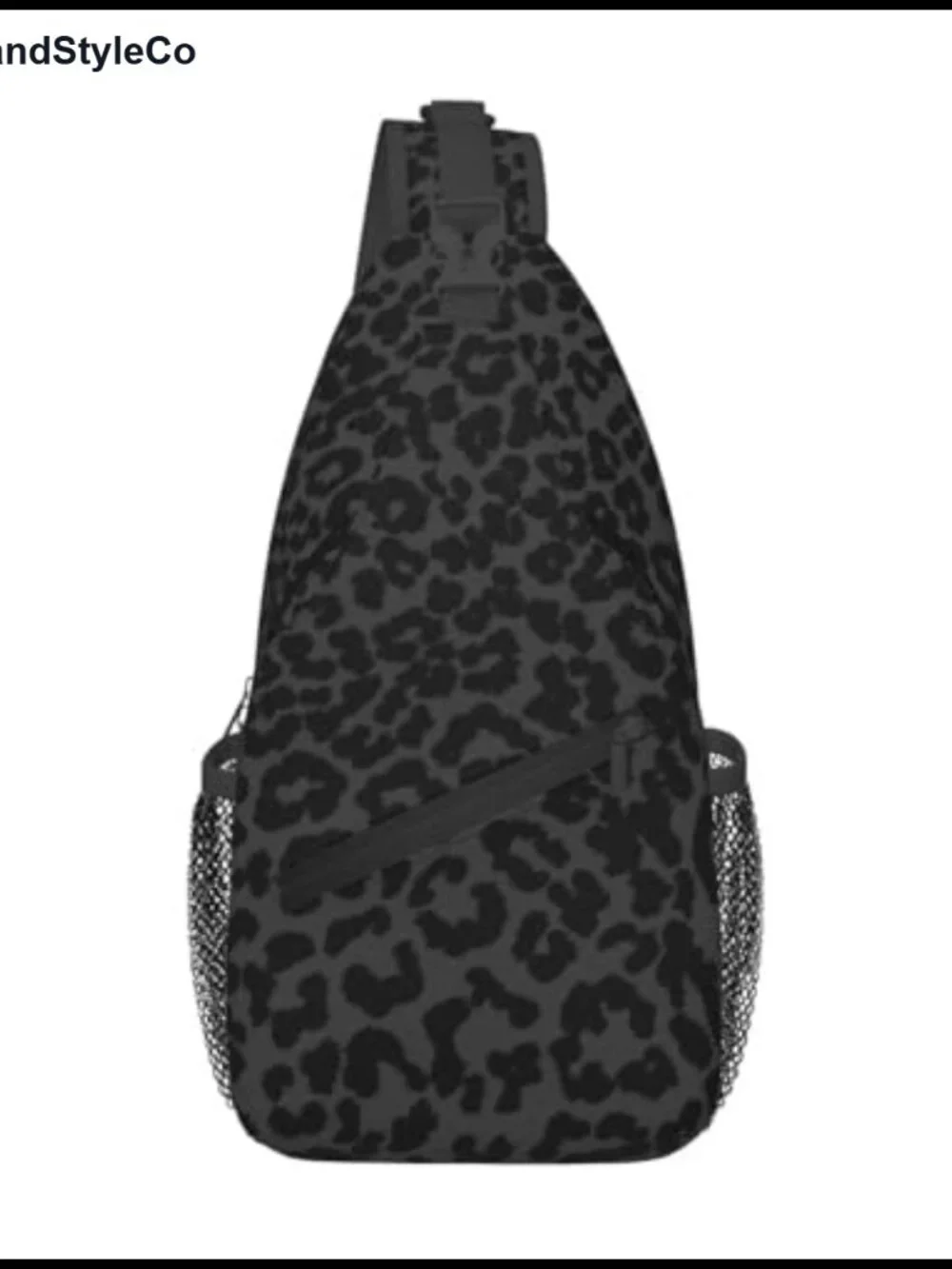 Leopard Print Sling Bag Crossbody Backpack Casual Daypack Travel